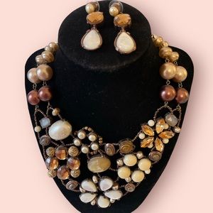CHICO’S Necklace & Earring Set